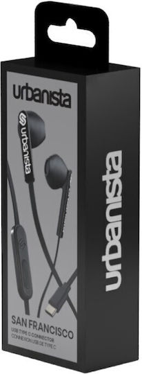 Urbanista San Francisco In-ear Handsfree with USB-C Connector Black