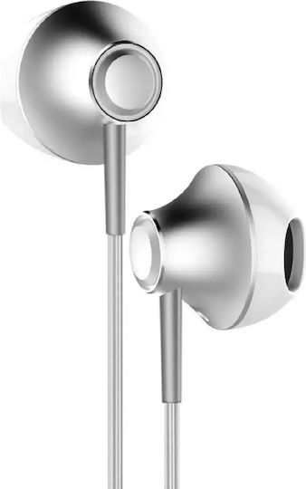 Baseus Encok H06 In-ear Handsfree Ακουστικά με Βύσμα 3.5mm Λευκό