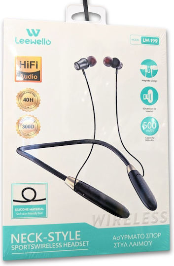 Leewello 6901777831894 In-ear Handsfree Ακουστικά με Βύσμα 3.5mm Μαύρο