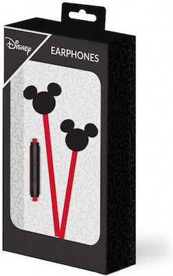 Disney Mickey Matt Head 3D Earbuds Handsfree with 3.5mm Connector Black