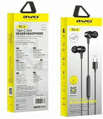 Awei TC-7 Безжични Стерео с жак USB-C Черен