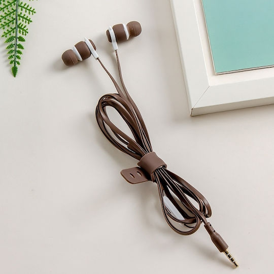 CS-179 In-ear Handsfree με Βύσμα 3.5mm Μπεζ