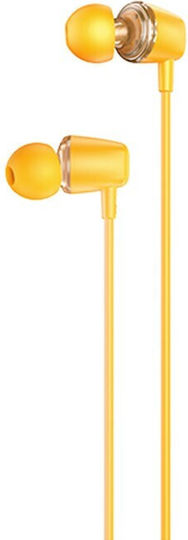 Hoco M107 Discoverer În ureche Handsfree cu Mufă 3.5mm Galben