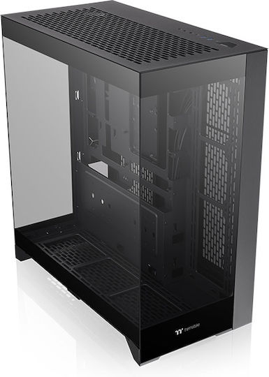 Thermaltake CTE E550 TG Gaming Midi Tower Computer Case with Window Panel Gravel Sand
