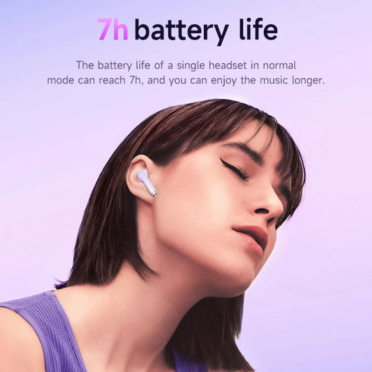 Hoco EQ1 Earbud / In ear Bluetooth хендсфри Слушалки с Кутийка за Зареждане Бял