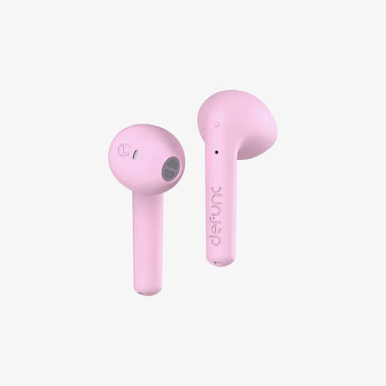 Defunc True Lite Travel Kit Earbud Bluetooth Handsfree Earphones with Sweat Resistance and Charging Case Pink