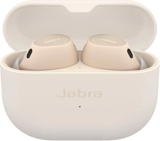 Jabra Elite 10 In-ear Bluetooth Handsfree Earphones with Sweat Resistance and Charging Case Cream