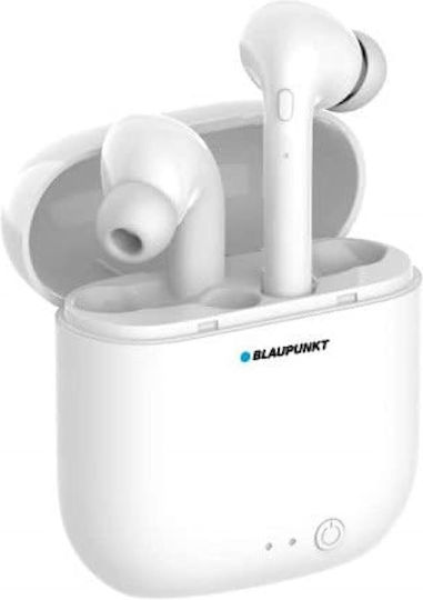 Blaupunkt In-ear Bluetooth Handsfree Căști cu Carcasă de Încărcare Alb