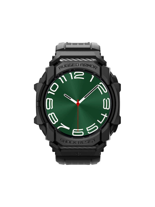 Spigen Rugged Armor Pro Curea Silicon Negru (Galaxy Watch Ultra)