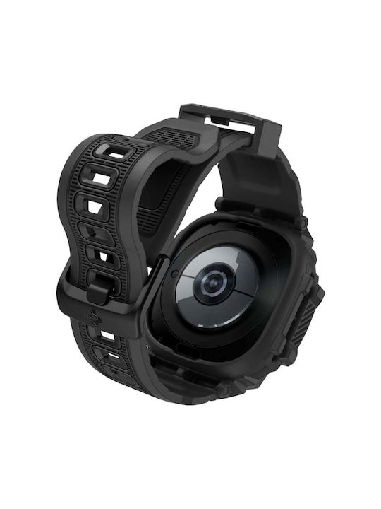 Spigen Rugged Armor Pro Curea Silicon Negru (Galaxy Watch Ultra)