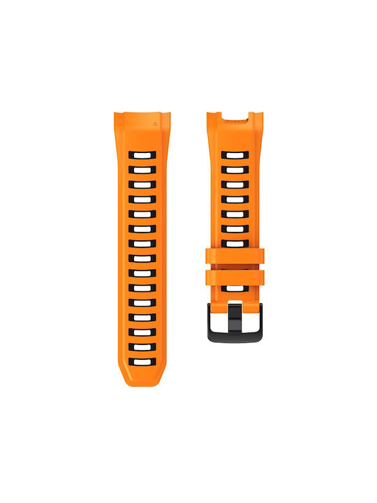 Λουράκι Πορτοκαλί (Garmin Instinct 2X - Orange/ Black)