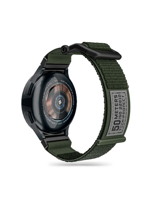 Tech-Protect Scout Strap Fabric Green (Fenix 5 / 5 Plus / 6 / 6 Pro / 7 / 7 Pro / 8 (47mm))