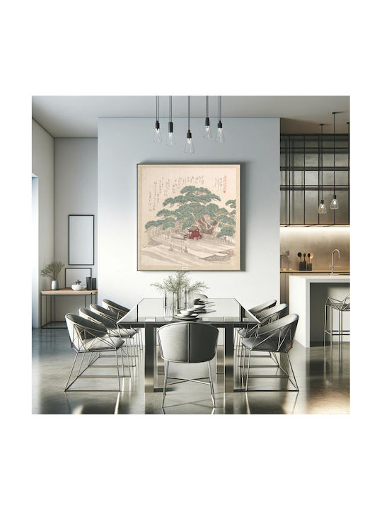 Shrine Under A Big Pine Πίνακας σε Καμβά 120x120cm