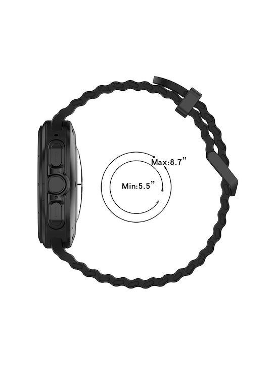Techsuit Λουράκι Σιλικόνης Γκρι (Galaxy Watch Ultra)