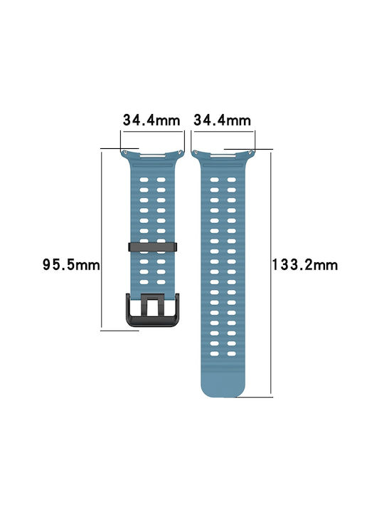 Techsuit Curea Silicon Negru (Galaxy Watch Ultra)