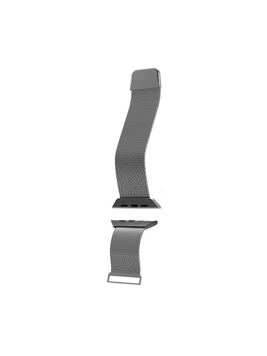 Puro Curea Oțel inoxidabil Gri (Apple Watch 44/45/46mm/Ultra 49mm)