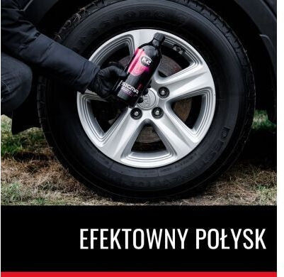 K2 Sigma Pro Flüssig Polieren für Bereifung Auto mit Duft Kirsche 1lt