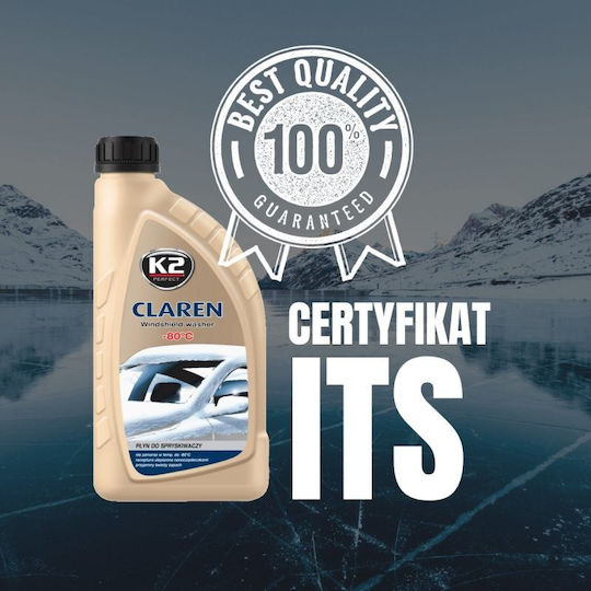 K2 Claren -80C Antifreeze Liquid Car Windows 1lt
