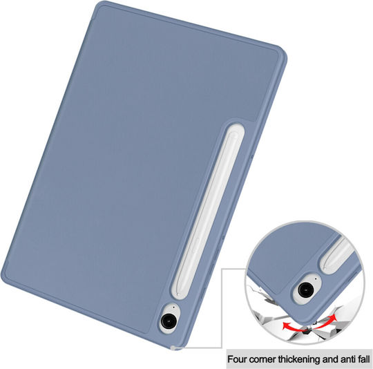 Techsuit Flip Cover Γκρι (Samsung Galaxy Tab S9 FE)