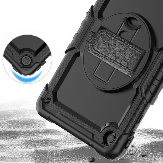 Tech-Protect Solid360 Handstrap Stand Back Cover Μαύρη (Lenovo Tab M10 Plus 10.6" 3rd Gen)