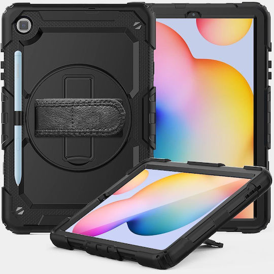 Tech-Protect Flip Cover Rotating Durable Black (Galaxy Tab S6 Lite 10.4)