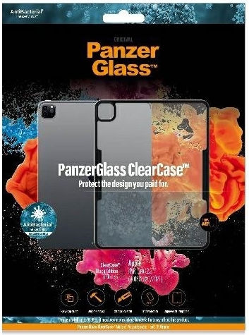PanzerGlass ClearCase Back Cover Negra (iPad Pro 2018 12.9" / iPad Pro 2021 12.9" / iPad Pro 2020 12.9") 0293