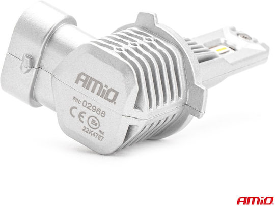 AMiO Lamps Car HB3 LED 6500K Cold White 12V 40W 2pcs