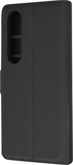Techsuit Brieftasche Leder Schwarz (Xperia 1 VI - Xperia 1 VI)