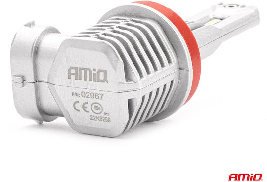 AMiO Lamps Car HB3 LED 6500K Cold White 12V 40W 2pcs