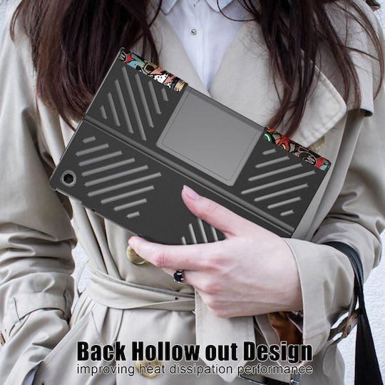 Techsuit Flip Cover Mehrfarbige Lenovo Tab Plus