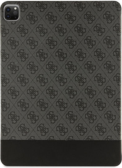 Guess 4G Stripe Allover Klappdeckel Schware (iPad Pro 2020 12,9 Zoll / iPad Pro 2021 12,9 Zoll / iPad Pro 2022 12,9 Zoll) GUFCP12PS4SGK
