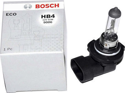 Bosch Lamps Car & Motorcycle Eco HB4-9006 Halogen 12V 55W 1pcs