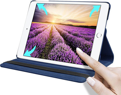 Rotierender Klappdeckel Marineblau (iPad Air 2019 / iPad Pro 2017 10.5")