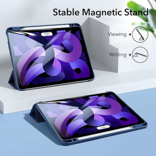 ESR Rebound Pencil Flip Cover Albastru marin (iPad Air 2020/2022)