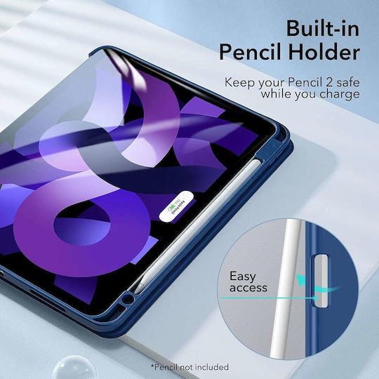 ESR Rebound Pencil Flip Cover Albastru marin (iPad Air 2020/2022)
