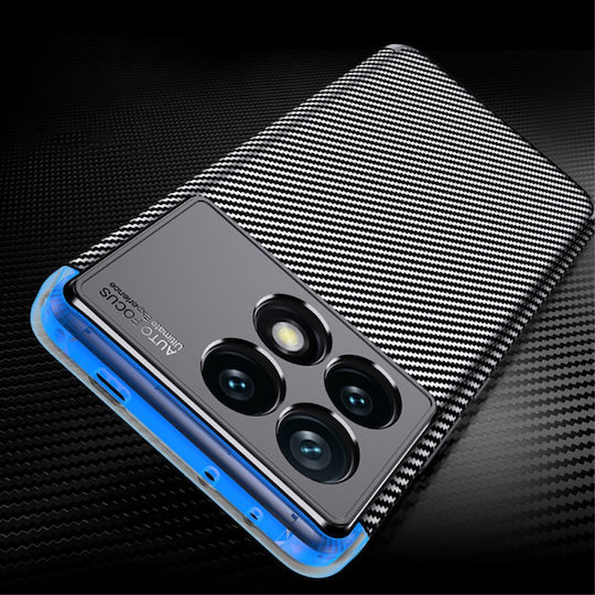 Techsuit Carbon Back Cover Πλαστικό Μαύρο (Xiaomi Poco F6 Pro)