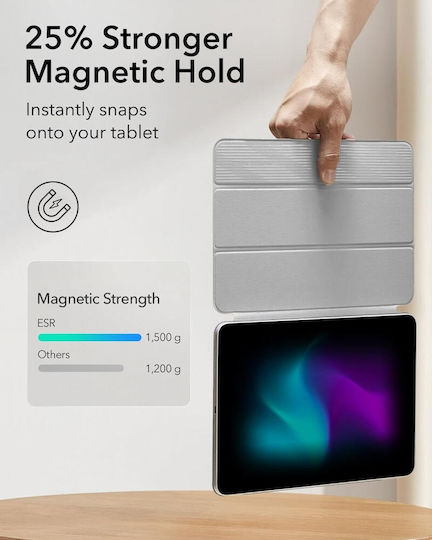 ESR Rebound Magnetic Флип капак Сив (iPad Pro 2024 11" - Превод: iPad Pro 2024 11")