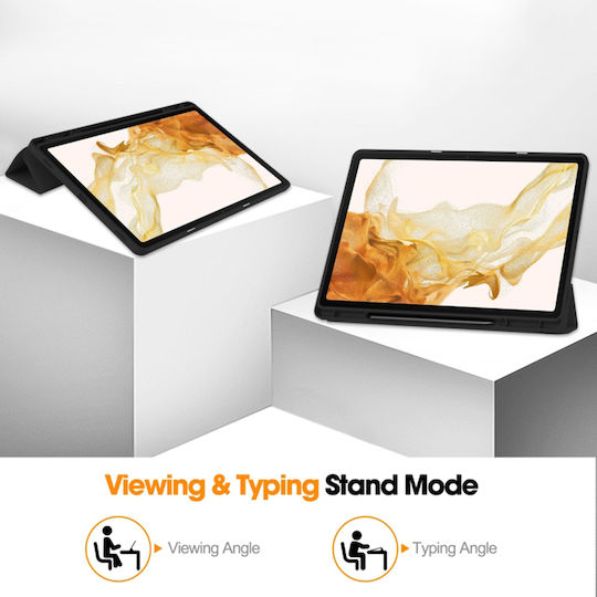 Techsuit Flip Cover Μωβ (Samsung Galaxy Tab S8 Ultra)