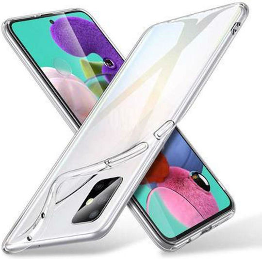 Ultra Slim Back Cover Σιλικόνης 0.5mm Διάφανο (Galaxy A31)