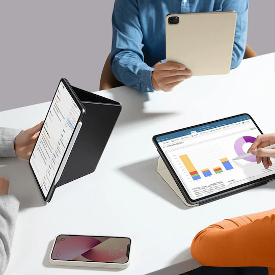tomtoc Flip Cover White (iPad Pro 2024 13")