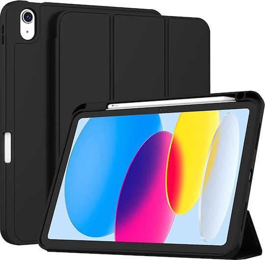 Techsuit Flip Cover Ανθεκτική Μαύρη (iPad 2022 10.9'' / iPad 2025 11")