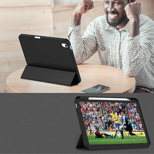 Techsuit Flip Cover Ανθεκτική Μαύρη (iPad 2022 10.9'' / iPad 2025 11")