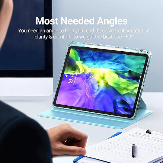 Techsuit Crystal Vision Samsung Galaxy Tab S9 Plus S9 Fe Plus Лилав