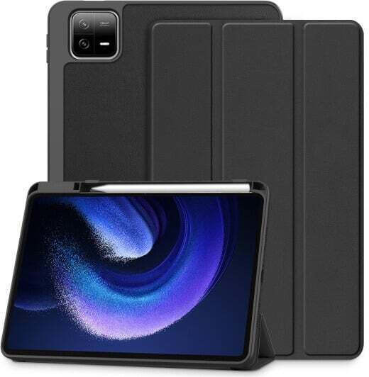 Techsuit Flip Cover Dauerhafte Schwarze (Xiaomi Pad 6, Pad 6 Pro)