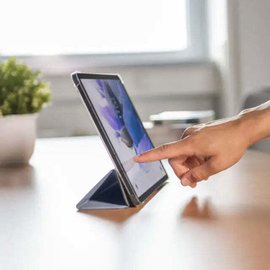 HAMA Flip Cover Transparentă Universal 12.4"