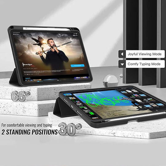 Techsuit Flip Cover Dauerhafte Schwarze (Xiaomi Pad 6, Pad 6 Pro)