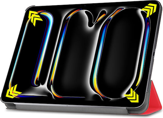 Techsuit Flip Cover Κόκκινη (iPad Pro 2024 11")