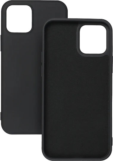 Techwave Back Cover Silicone Black (iPhone 16 Pro)