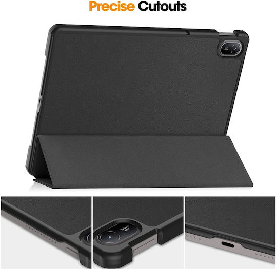 Techsuit Klappdeckel Schware (Huawei MatePad SE 11)