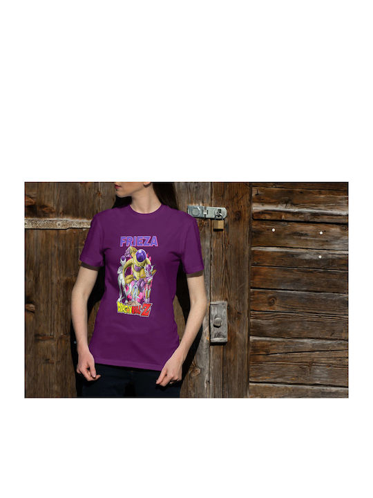 T-shirt Dragon Ball Purple Cotton